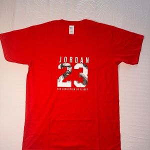 Red Jordan 23 large t-shirt men’s